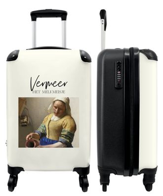 Koffer - Handgepäck - Kunst - Johannes Vermeer - Alter Meister - Das Milchmädchen -