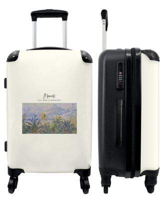 Großer Koffer - 90 Liter - Kunst - Monet - Pflanzen - Landschaft - Trolley -