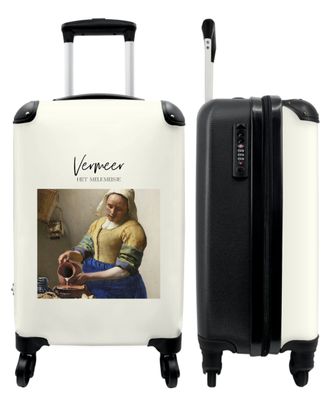 Koffer - Handgepäck - Kunst - Johannes Vermeer - Das Milchmädchen - Alter Meister -