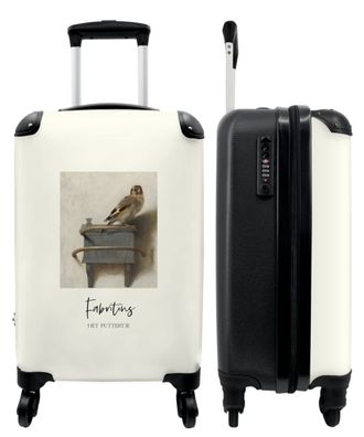 Koffer - Handgepäck - Kunst - Fabritius - Vogel - Alter Meister - Trolley -
