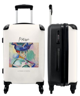 Großer Koffer - 90 Liter - Kunst - Matisse - Porträt - Frau - Trolley - Reisekoffer
