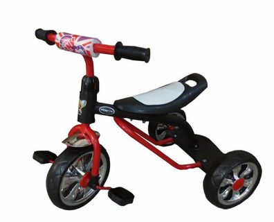 Kikkaboo Kinder Dreirad Superbike, PU-Reifen, Metallrahmen, rutschfeste Griffe