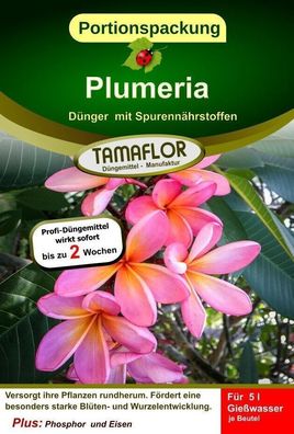 Plumeriadünger, Tempelbaum Dünger Pflanzendünger 10 Portionsbeutel für 100 l