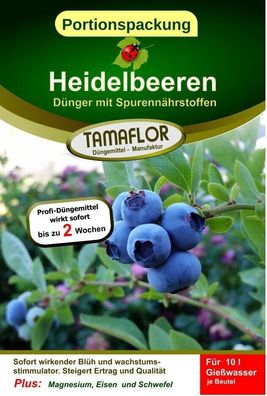 Blaubeerendünger, Heidelbeerendünger, Pflanzendünger Dünger 5 für 50 l