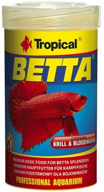 Tropical Betta 100ml - Fischfutter für Kampffische und Labyrinthfische