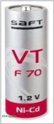 Saft - VT F 70 - 1,2 Volt 7000mAh Ni-CD - Hochtemperaturzelle