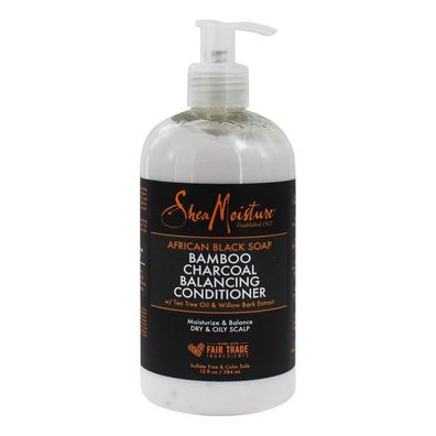 Shea Moisture African Black Soap Bamboo Charcoal Conditioner 384ml