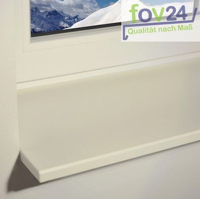 Werzalit Fensterbank Compact S18 Weiß, glatt - seidenmatt