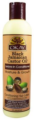 Okay Black Jamaican Castor Oil Leave-In Conditioner Moisture&Growth 237ml