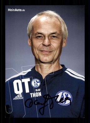 Olaf Thon Autogrammkarte FC Schalke 04 Traditionself 2022-23 Orig Sign
