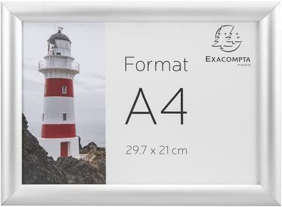 Exacompta - Ref. 8494358D – 1 Wandrahmen aus Aluminium – Format DIN A4 – vertikal ...