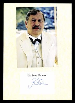 Peter Ustinov 1921-2004 u.a. Quo Vadis ? Original Signiert ## BC G 38132