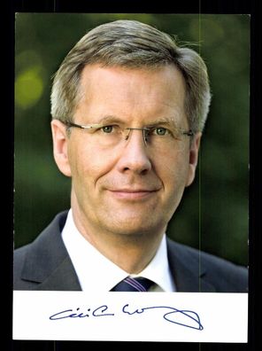 Christian Wulff Bundespräsident 2010-2012 Original Signiert # BC G 38175