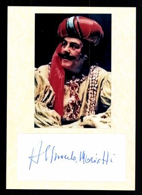 Alfred Mariotti 1932-2019 Italien Oper Klassik Original Signiert ## BC G 37889