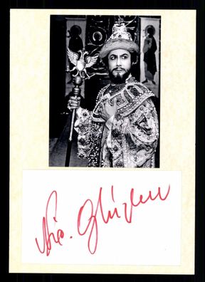 Nicolai Ghiuselev 1936-2014 Oper Klassik Original Signiert ## BC G 37890