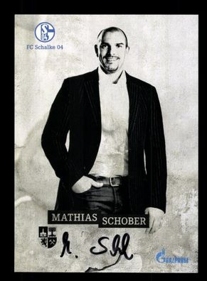 Mathias Schober Autogrammkarte FC Schalke 04 2013-14 Original Signiert