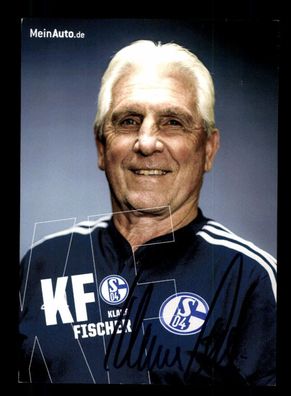 Klaus Fischer Autogrammkarte FC Schalke 04 2022-23 Original Signiert
