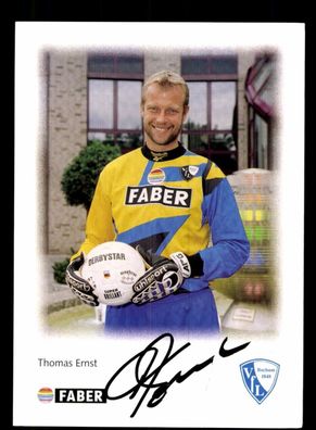 Thomas Ernst Autogrammkarte VfL Bochum 1996-97 2. Karte Original Signiert