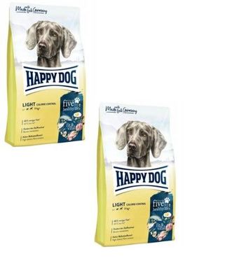 2x12kg Happy Dog Fit & Vital Light Calorie Control