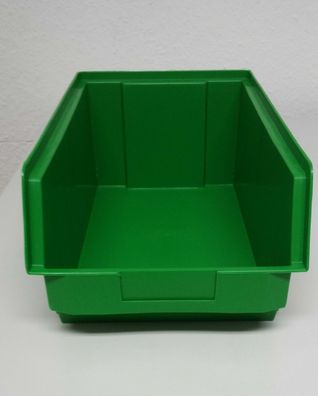 Top-Fix-Kasten, Sichtlagerkasten aus Kunststoff, grün, Lagerbox, Stapelbox