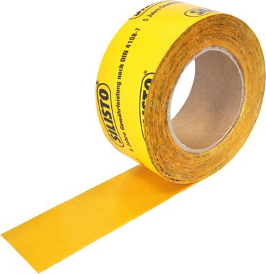 0,76 €/ m) Dampfbremsen-Klebeband gelb, 60mm x 25m, Silisto für Überlappungen