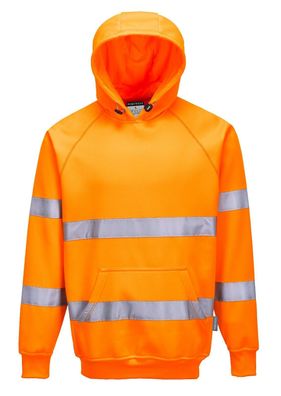 Portwest Warnschutzsweatshirt B304, Reflexstreifen, Sweatshirt, Pullover orange