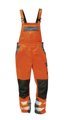 Elysee Warnschutzlatzhose 22739, Arbeitshose orange, Schmutzabweisend, 8 Taschen