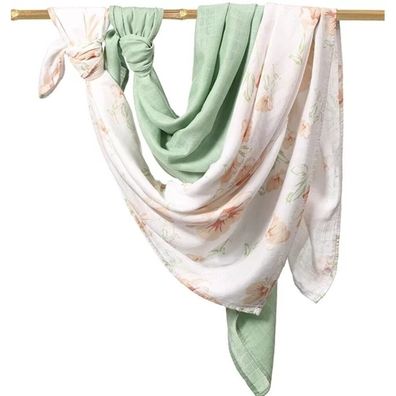 537/03 BAMBUS-MUSSELIN-BEZUG 2ER-PACK