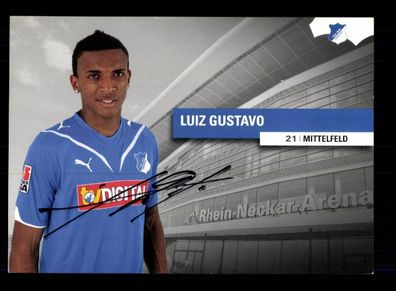 Luiz Gustavo Autogrammkarte TSG Hoffenheim 2009-10 Original Signiert