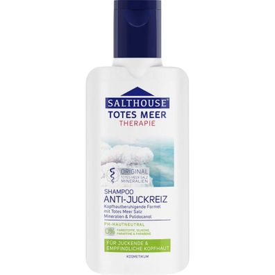 36,60EUR/1l Salthouse Totes Meer Therapie Anti Juckreiz Shampoo 250ml