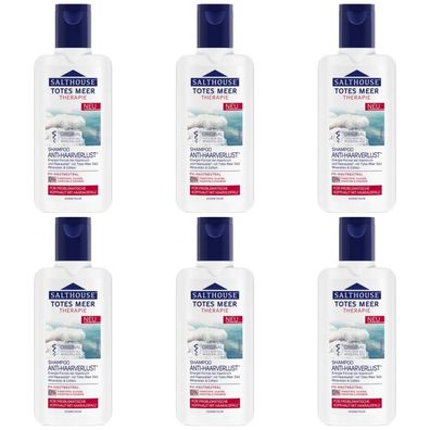 19,43EUR/1l 6 x Salthouse Totes Meer Therapie Shampoo Anti Haarverlust 250ml