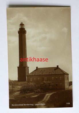 Ansichtskarte AK Norderney Leuchtturm