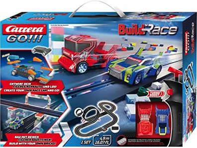 Carrera GO!!! Build 'n Race Rennstrecken-Set für Kinder ab 6 Jahren & Erwachsene ...