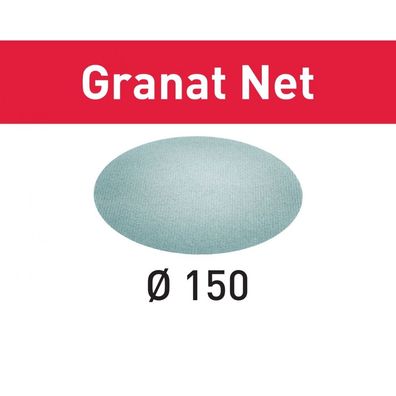 Festool Netzschleifmittel STF D150 P180 GR NET/50 Granat Net (203307), 50 Stück