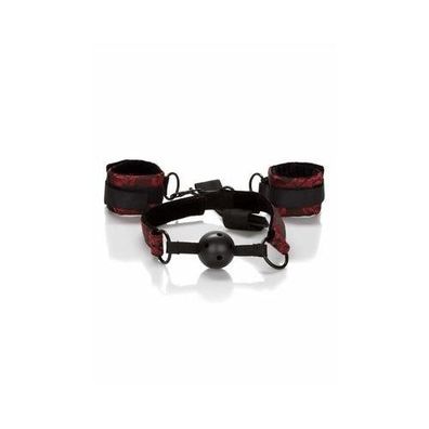 CalExotics - Breathable Ball Gag With Cuffs