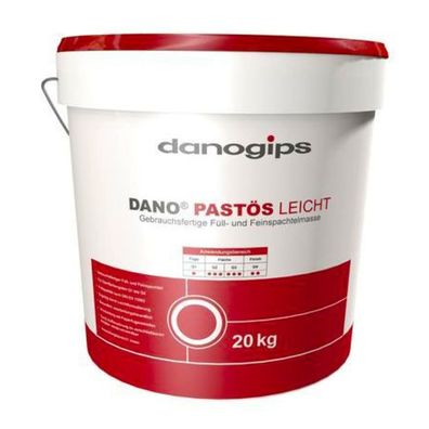 Danogips Dano Pastös leicht 20kg Spachtelmasse Fuge gebrauchsfertig Gipsspachtel