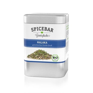 55 g Malaka- griechisches Gewürz, Berg-Oregano, Knoblauch, Pfeffer, Salz bio Spicebar
