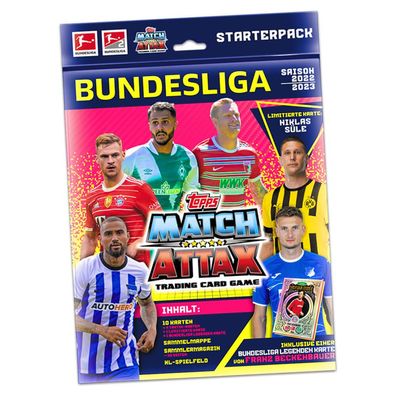 Topps Match Attax Bundesliga Karten Saison 2022/2023 - 1 Starter Sammelkarten