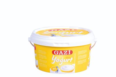 Gazi Süzme Yogurt 1x 3kg Großpackung Sahne-Joghurt stichfest 10% Fett extra cremig