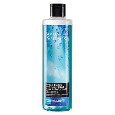 AVON senses Ocean Surge 2-in-1 Shampoo & Duschgel 250 ml