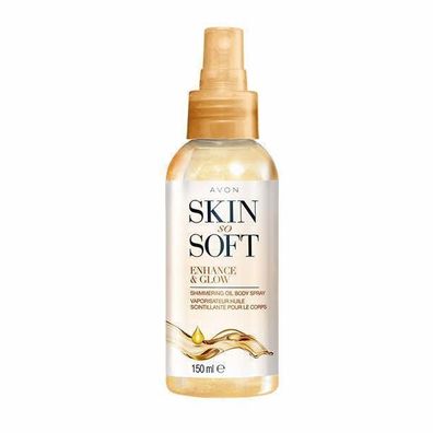 AVON skin so soft enhance & glow Körperöl-Spray mit Schimmereffekt