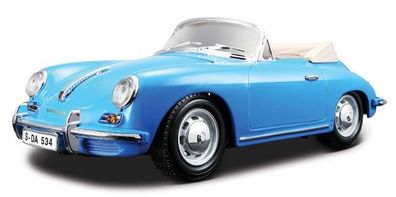 Porsche 356 B Cabrio blau Modellauto 12025 Bburago 1:18