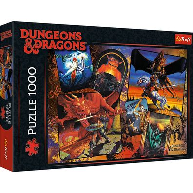 Trefl 10739 Die Ursprünge von Dungeons & Dragons 1000 Teile Puzzle