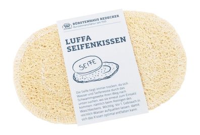 Redecker Luffa-Seifenkissen oval - deutsch