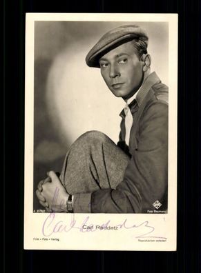 Carl Raddatz Film Foto Verlag Karte A3579/2 Original Signiert + F 12971