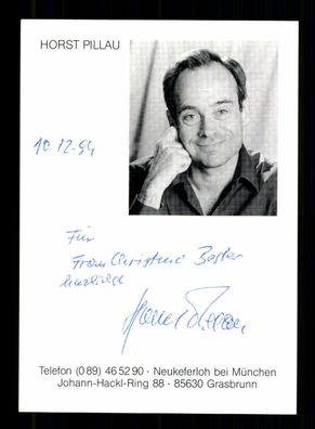 Horst Pillau Autogrammkarte Original Signiert + F 13310