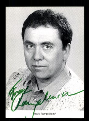 Franz Rampelmann Lindenstraße Autogrammkarte Original Signiert + F 13733