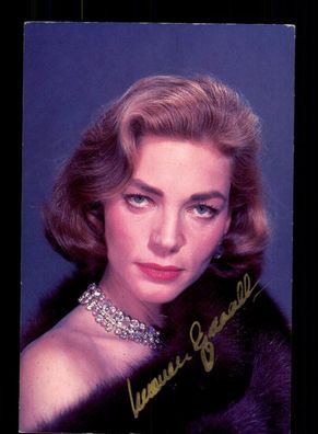 Lauren Bacall Autogrammkarte Original Signiert + F 13902