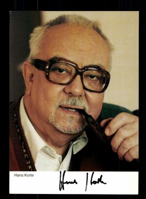 Hans Korte Rüdel Autogrammkarte Original Signiert + F 14054