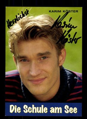 Karim Köster Die Schule am See Autogrammkarte Original Signiert + F 14274